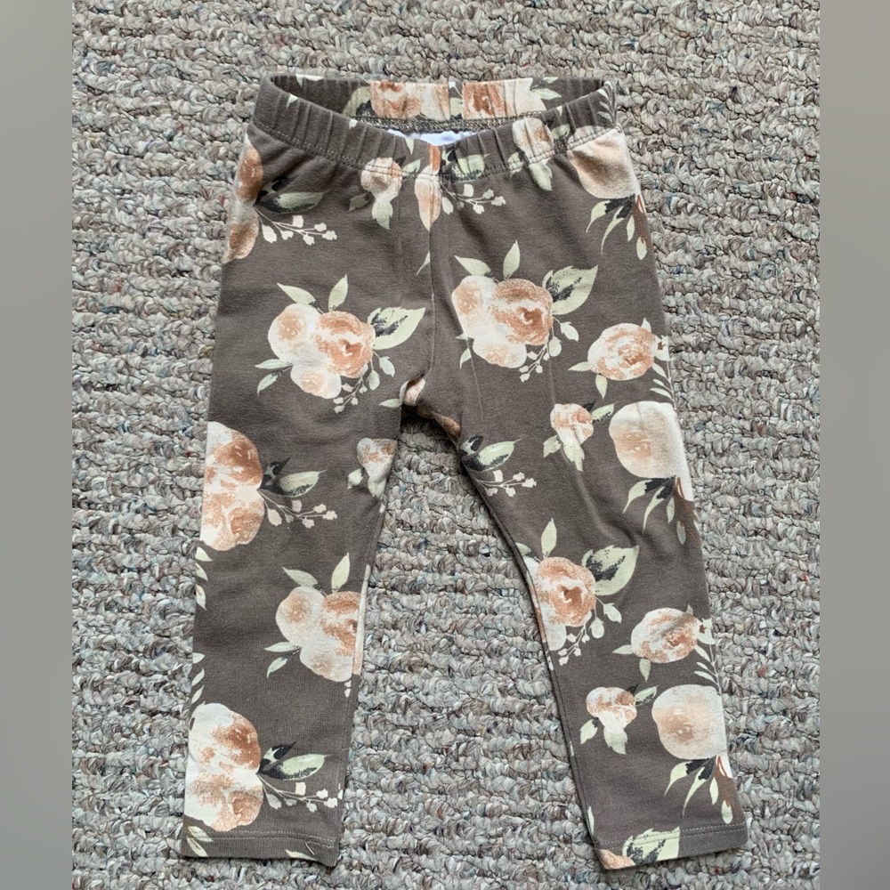 Jax & Lennon Floral Bamboo Leggings 6-12 Months